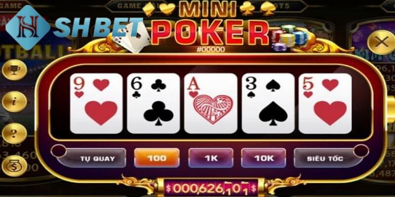 Cơ chế vận hành theo luật chơi Mini Poker