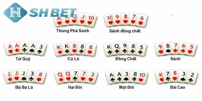 Quy luật poker 5 lá về chia bài