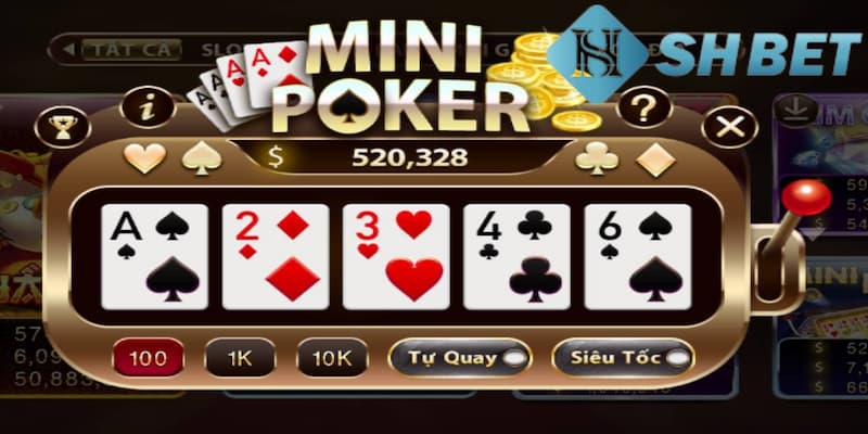 Một số tính năng có trong trò chơi nổ hũ Mini Poker