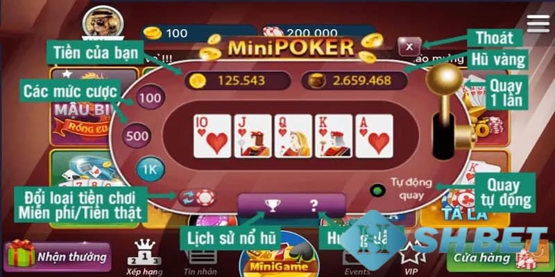 Bật mí ngay các thủ thuật chơi nổ hũ Mini Poker bất bại