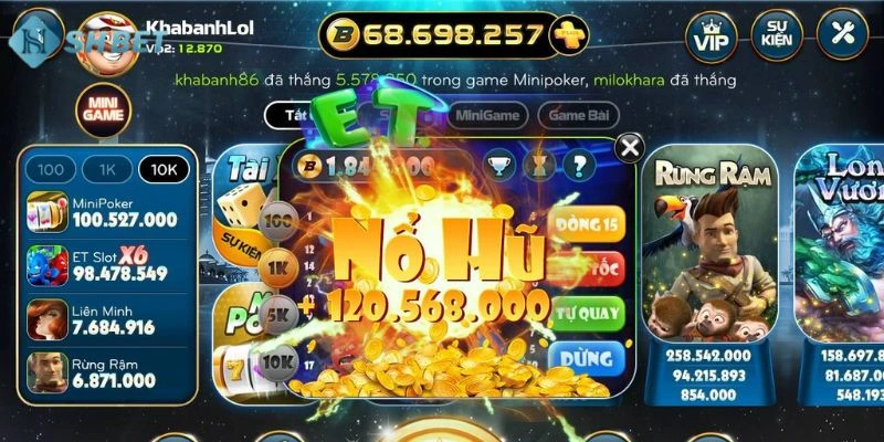 SHBET mang đến cho anh em game nổ hủ 79
